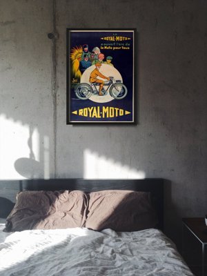 Plakat do pokoju Royal Moto Vintage