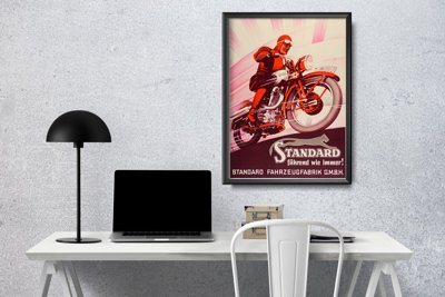 Plakat vintage Motocykl