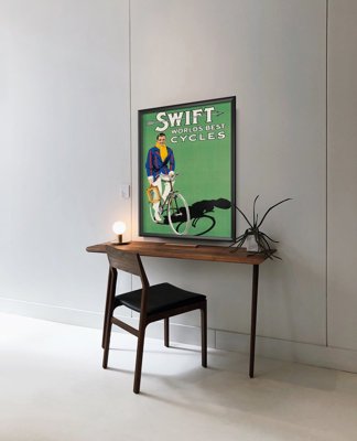 Retro plakat Szybkie rowery