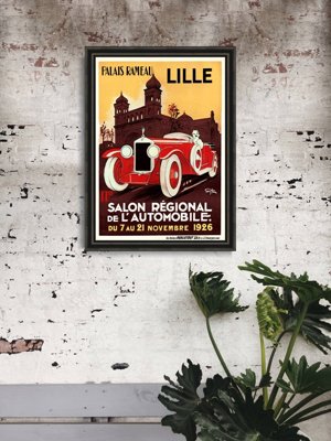 Plakat na ścianę Palais Rameau French Car Lille