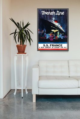 Plakat vintage Linia francuska