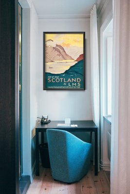 Plakat retro do salonu Vintage Scotland