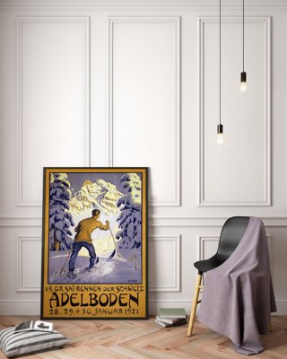Plakat na ścianę Adelboden Szwajcaria