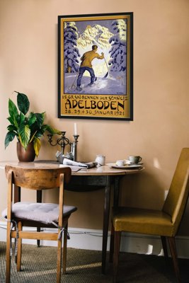 Plakat na ścianę Adelboden Szwajcaria