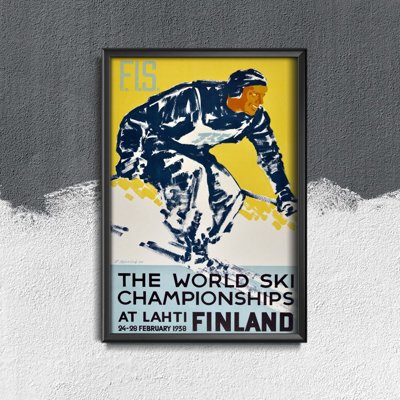 Plakat do pokoju Finlandia Ski