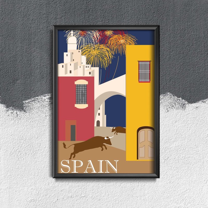 Plakat vintage Hiszpania