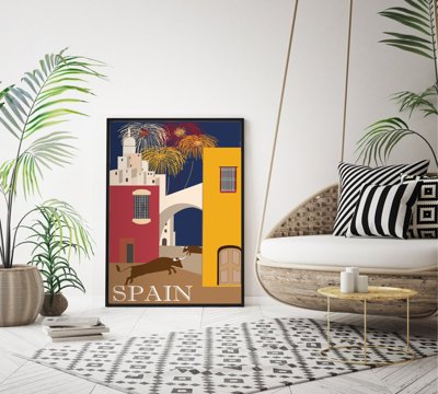 Plakat vintage Hiszpania