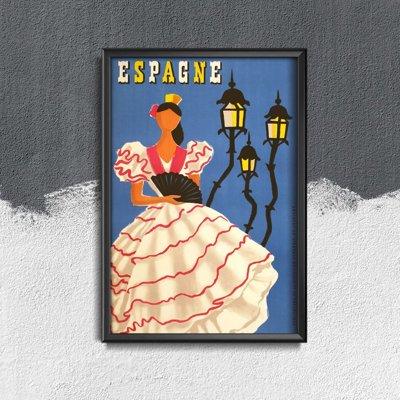 Retro plakat Hiszpania