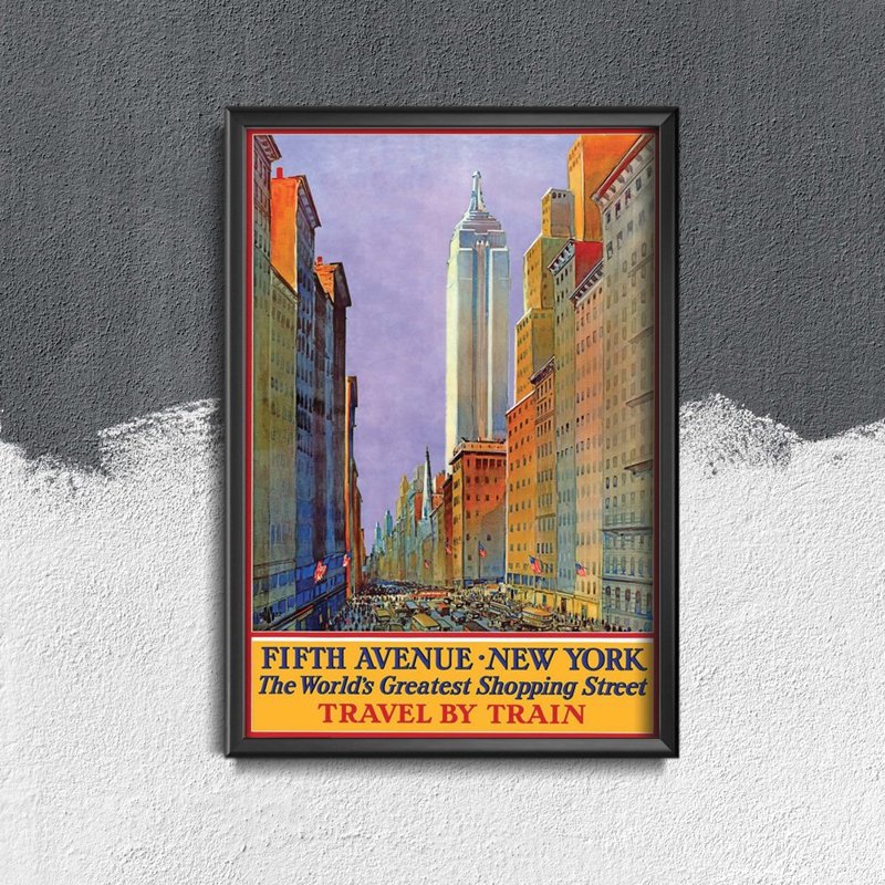 Plakat do pokoju New York Fifth Avenue