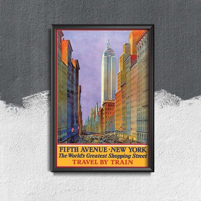 Plakat do pokoju New York Fifth Avenue