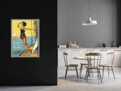 Plakat retro do salonu Saint Jean De Luz
