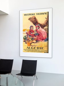 Plakat vintage do salonu Algieria