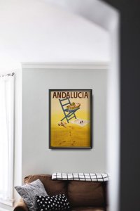 Plakat w stylu vintage Hiszpania Andaluzja