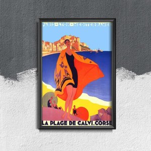 Plakat do pokoju Południowa Francja Calvi Korsyka
