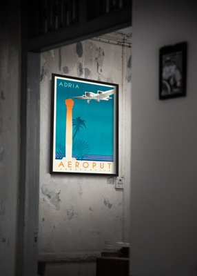 Retro plakat Aeroput Jugosławia