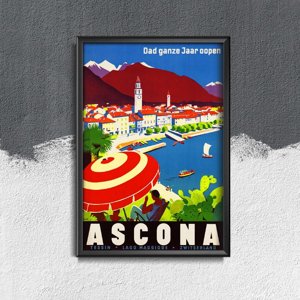 Plakat na ścianę Szwajcaria Ascona