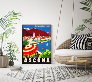 Plakat na ścianę Szwajcaria Ascona