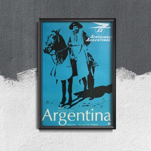 Retro plakat Argentyna