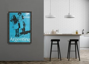 Retro plakat Argentyna