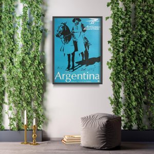 Retro plakat Argentyna