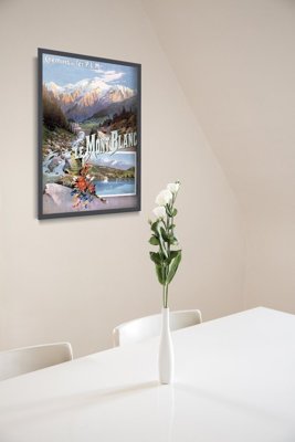 Plakat na ścianę Mont Blanc French