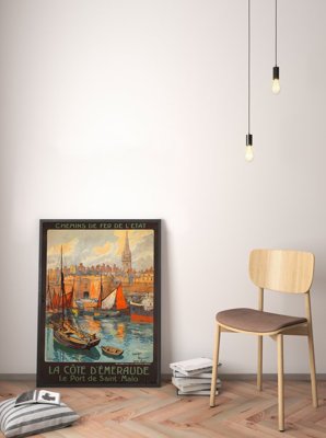 Plakat do pokoju Saint Malo French