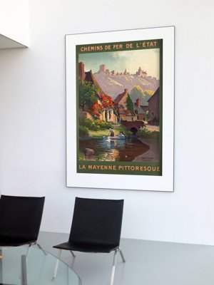 Plakat retro Bretania Francja