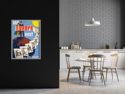 Plakat vintage Europa
