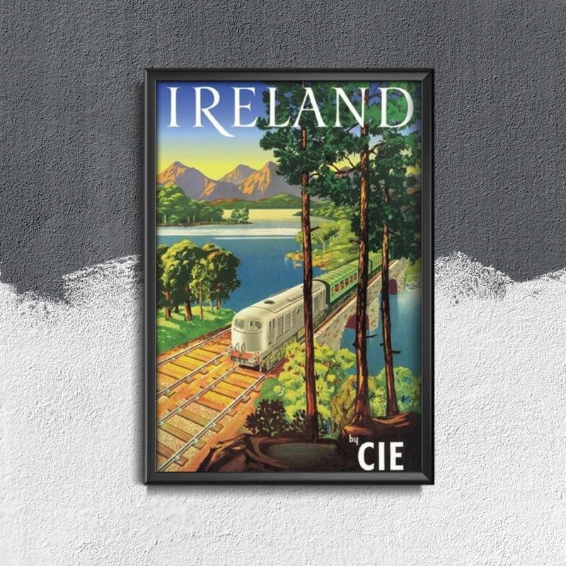 Plakat na ścianę Pociąg irlandzki