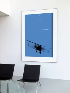 Plakat w stylu retro Francuskie Muzeum Lotnicze Air Show