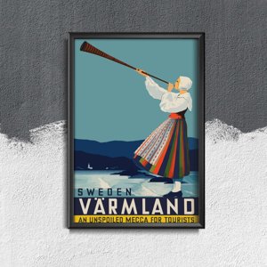 Plakat do pokoju Szwecja Varmland