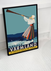 Plakat do pokoju Szwecja Varmland