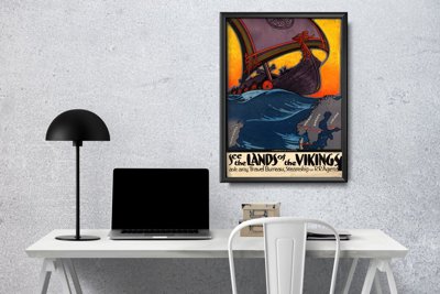 Plakat na ścianę Viking Sweden Thor Scandinavia