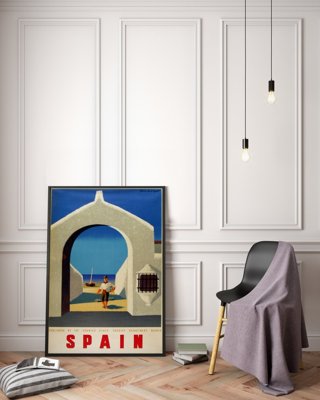 Retro plakat Hiszpania