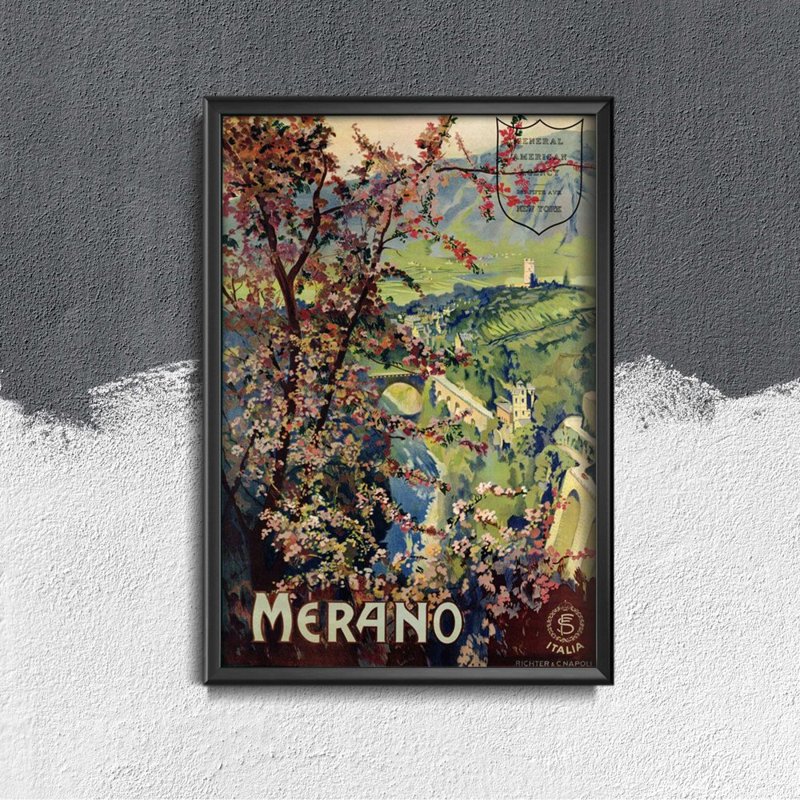 Plakat na ścianę Merano Włochy