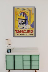 Plakat w stylu vintage Morocoo Tanger