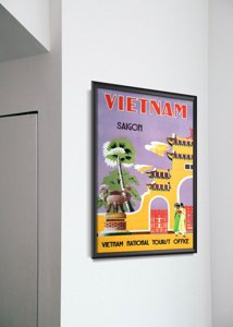 Plakat na ścianę Wietnam Saigon National turist