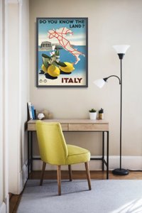 Plakat do pokoju Czy znasz ziemię Włoch?