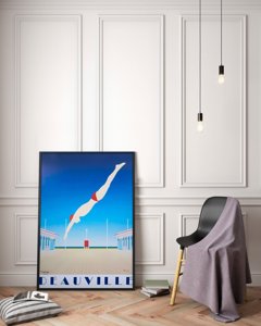 Plakat retro Deauvillle France