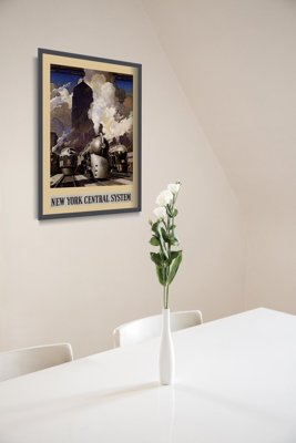 Plakat vintage System centralny w Nowym Jorku