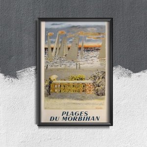 Plakat na ścianę Plaże Morbihan we Francji