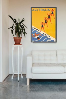 Plakat retro do salonu Australia Surf Club