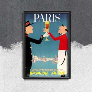 Plakat na ścianę Paris French Air