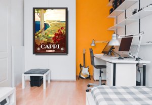 Plakat do pokoju Capri Włochy