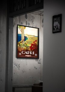 Plakat do pokoju Capri Włochy