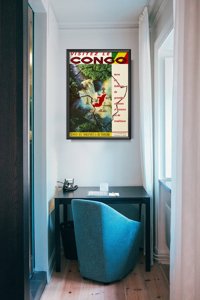 Retro plakat Visitex le Congo African