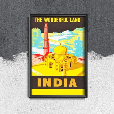 Plakat na ścianę Indie Cudowna Kraina