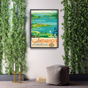 Plakat na ścianę Ontario Kanada Lakelands