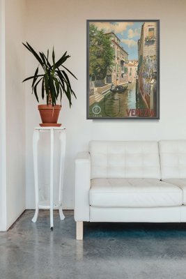 Plakat vintage do salonu Wenecja Italiy