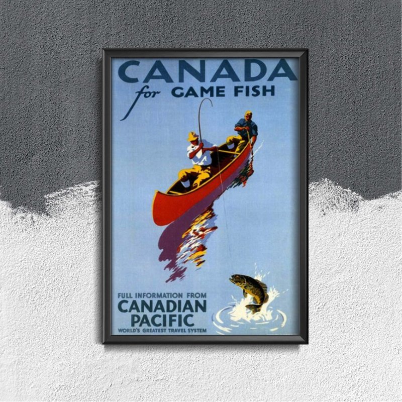 Plakat na ścianę Kanada dla ryb łownych